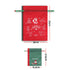Jingle Jollys 6PCS Christmas Santa Sacks Drawstring Reusable Gift Storage Bags 2 Sizes