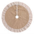 Jingle Jollys 120cm Christmas Tree Skirt Linen Christmas Tree Mat Decor