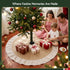 Jingle Jollys 120cm Christmas Tree Skirt Linen Christmas Tree Mat Decor