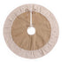 Jingle Jollys 90cm Christmas Tree Skirt Linen Christmas Tree Mat Decor