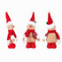 Christmas Gingerbread Man Standing Ornament Knitted Christmas Indoor Decor