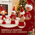 Christmas Gingerbread Man Standing Ornament Knitted Christmas Indoor Decor