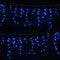 Jingle Jollys 32M Christmas Lights Solar Icicle String Lights 960 LED Blue