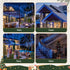Jingle Jollys 32M Christmas Lights Solar Icicle String Lights 960 LED Blue