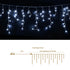Jingle Jollys 32M Christmas Lights Solar Icicle String Lights 960 LED Cool White
