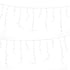 Jingle Jollys 32M Christmas Lights Solar Icicle String Lights 960 LED Cool White