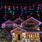 32M Christmas Icicle String Lights 960 LED Multicolour 8 Modes Solar Powered