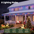 32M Christmas Icicle String Lights 960 LED Multicolour 8 Modes Solar Powered