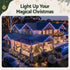 32M Christmas Icicle String Lights 960 LED Multicolour 8 Modes Solar Powered