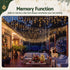 32M Christmas Icicle String Lights 960 LED Warm White 8 Modes Solar Powered