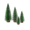 Christmas Table Decoration 4Pcs Mini Tree Set Frosted Party Decor