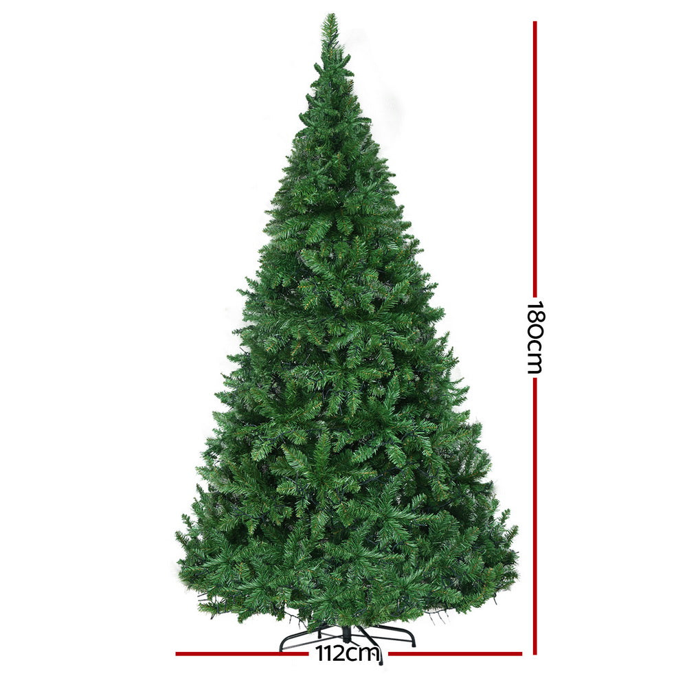 Christmas Tree 1.8m LED Xmas Tree Decorations 874 Tips