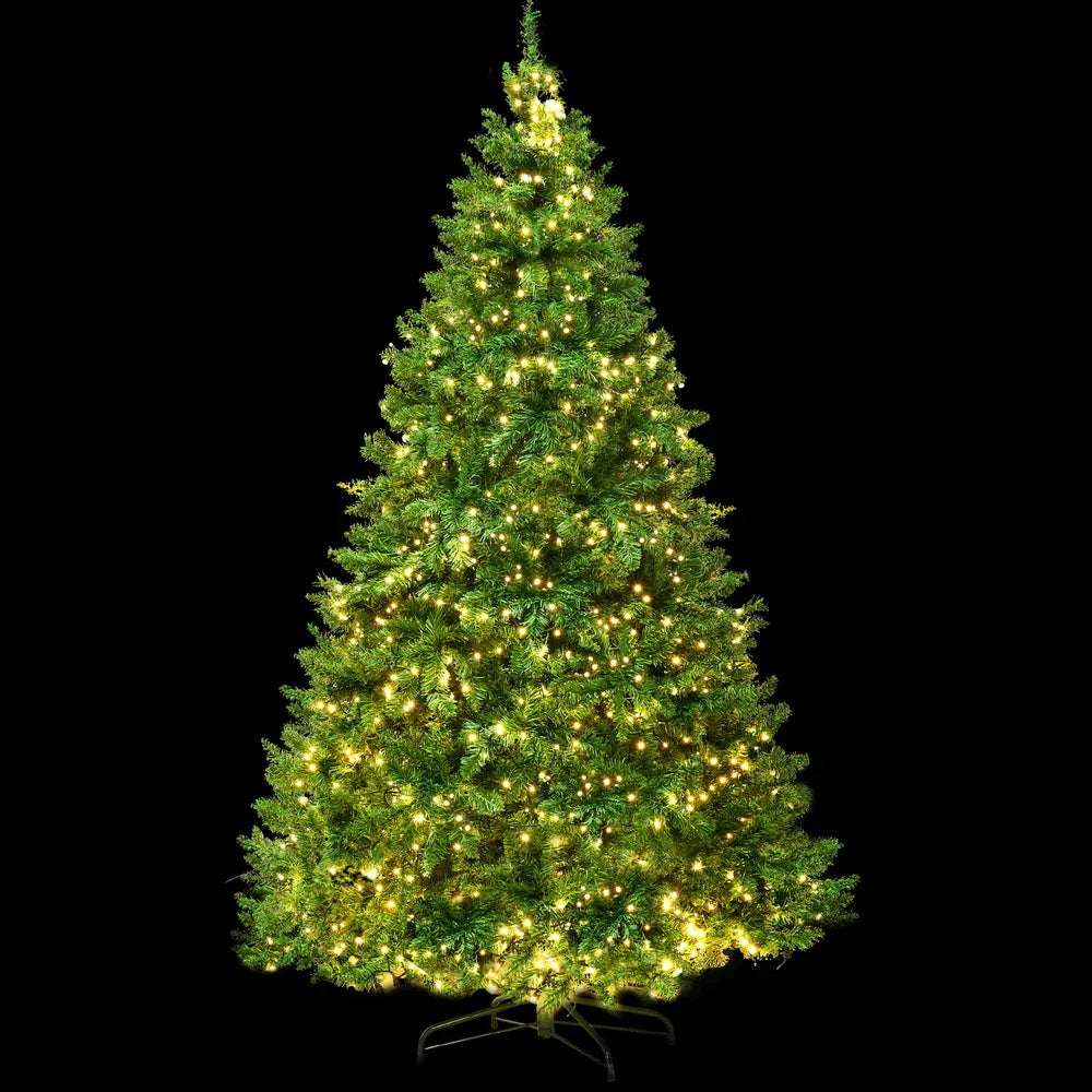 Christmas Tree 2.1m Xmas Tree Decoration 8 Light Mode Multi Colour