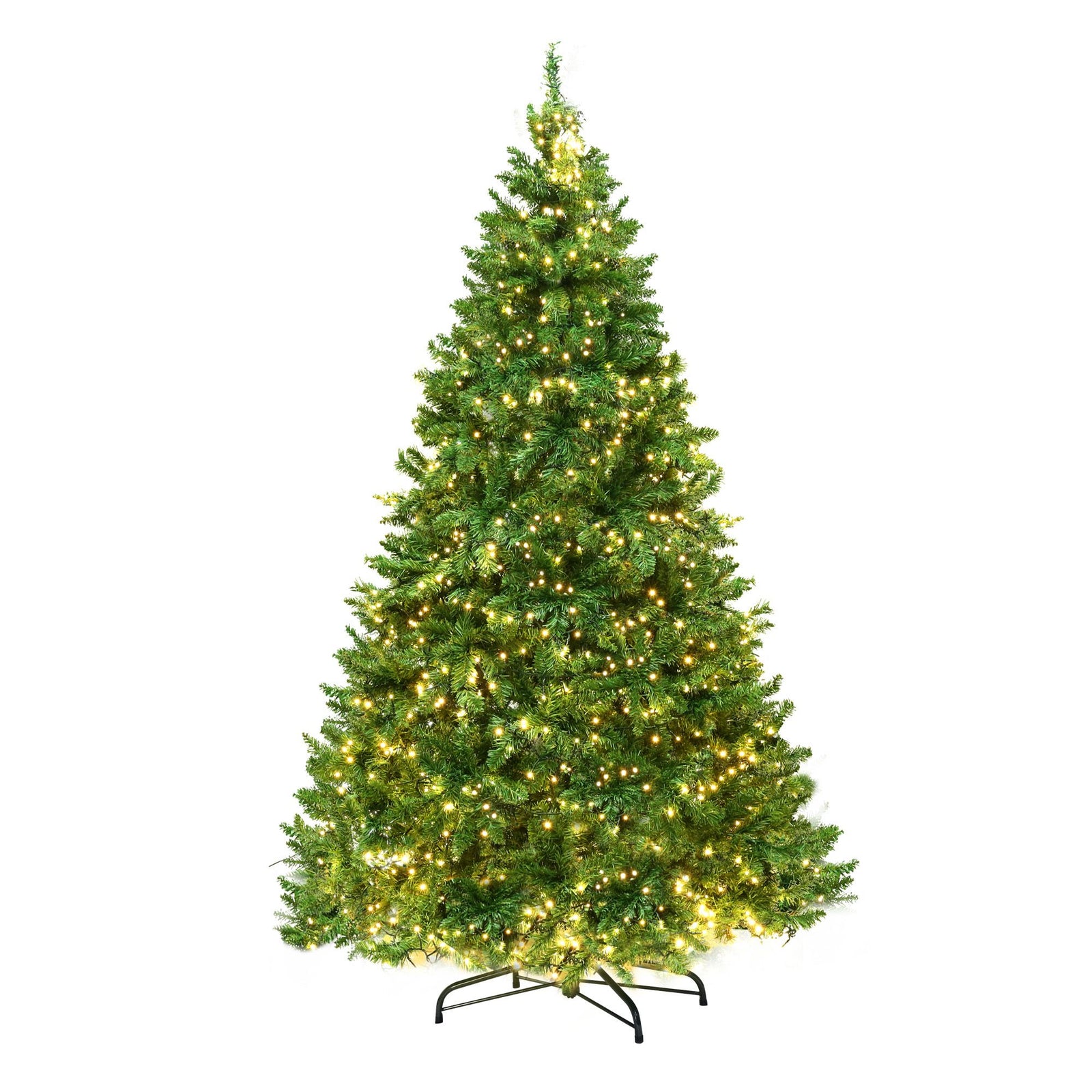 Jingle Jollys Christmas Tree 2.7m Xmas Tree Decorations 1800 LEDs 1831 Tips 8 Light Modes