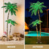 Jingle Jollys Christmas Tree 2.1m LED Lighted Xmas Palm Trees Party Decorations
