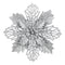 20Pcs Christmas Tree Flower Set Garland Wreath Poinsettia Decorations