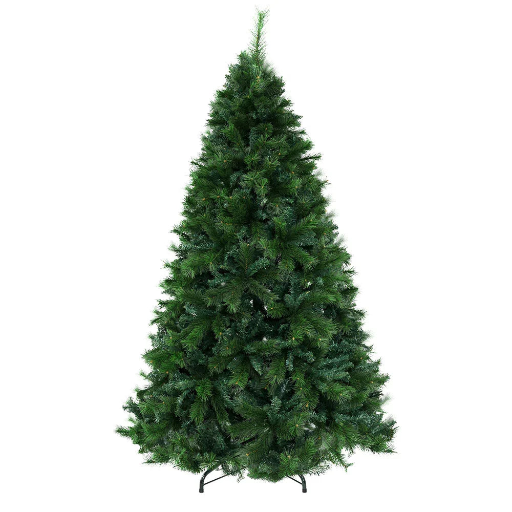 8FT Artificial Christmas Tree Green Pine 240cm PVC Holiday Tree
