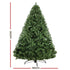 8FT Artificial Christmas Tree Green PVC Fir Tree with Metal Stand