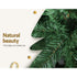 8FT Artificial Christmas Tree Green PVC Fir Tree with Metal Stand