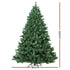 8FT Pre Lit Christmas Tree Warm White LED PVC Holiday Tree