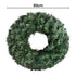 Christmas Wreath 60cm Artificial Green Garland Door Decoration 420 Tips Xmas Bush