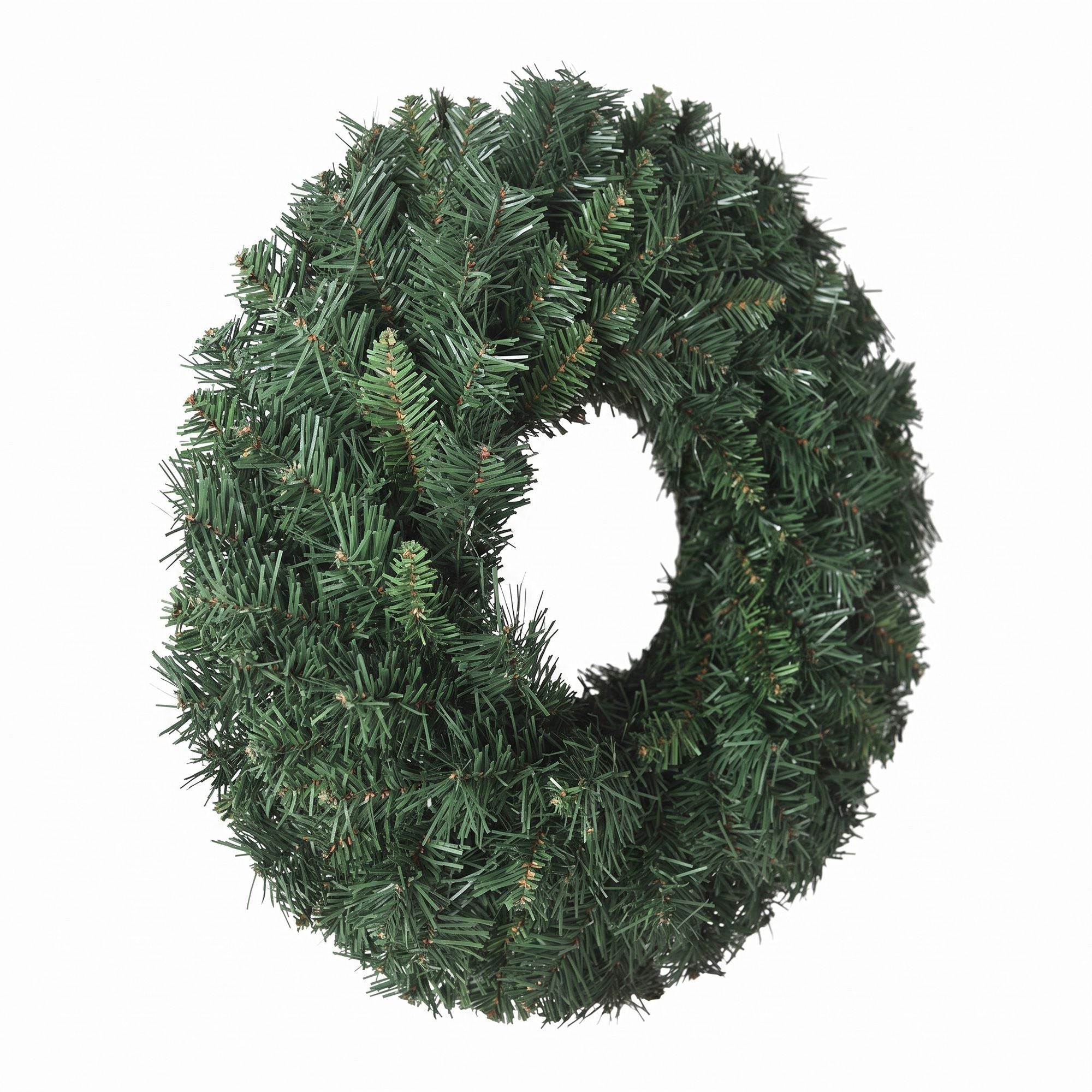 Christmas Wreath 60cm Artificial Green Garland Door Decoration 420 Tips Xmas Bush