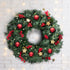 Christmas Wreath 60cm Artificial Green Garland Door Decoration 420 Tips Xmas Bush