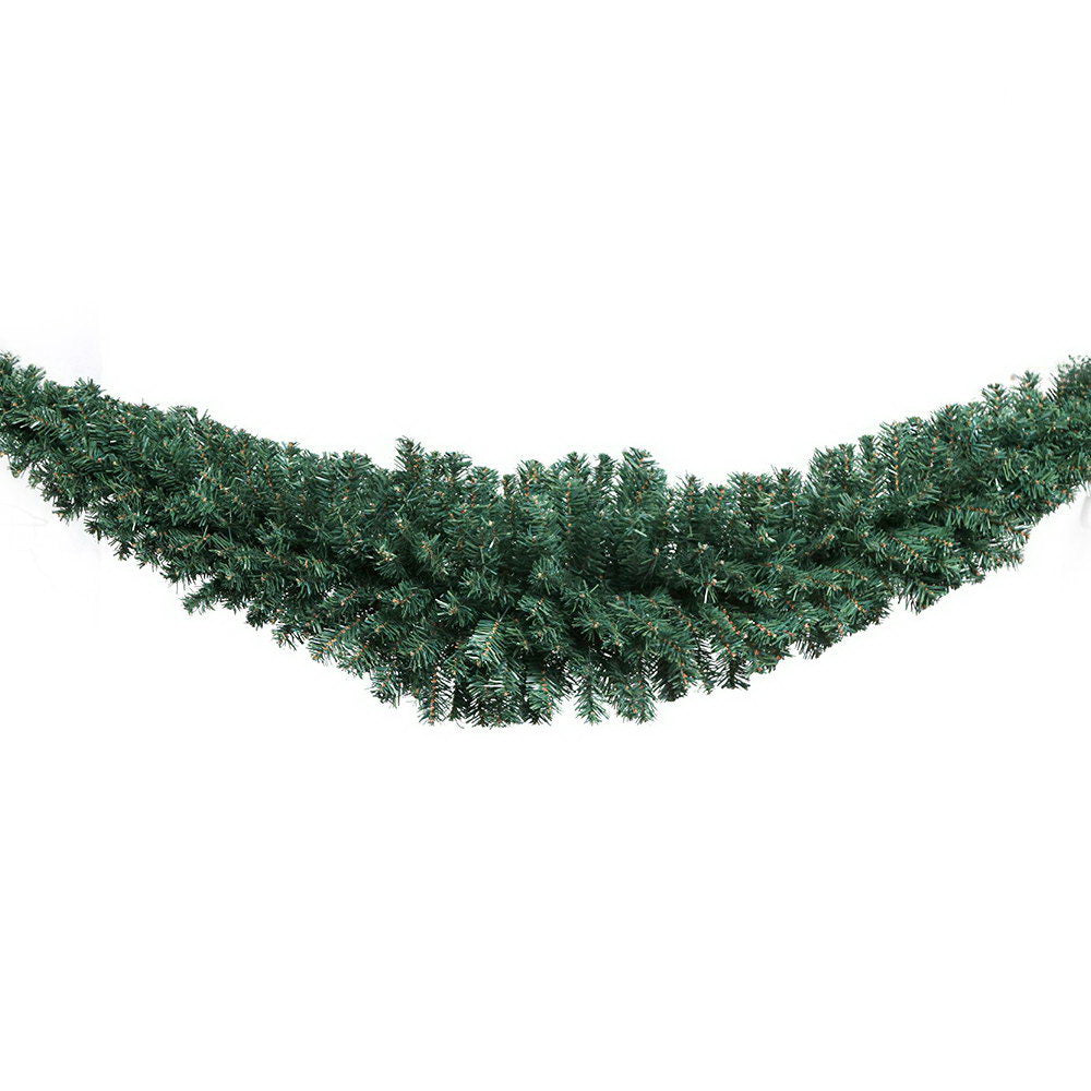 Jingle Jollys 2.1m Green Christmas Garland 480 Tips Xmas Mantel Stair Door Decor