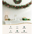 2.7m Christmas Garland with Berries Pinecones Baubles Xmas Party Decor