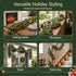 Jingle Jollys 2.7M Christmas Garland 8 Mode LED Lights Timing 200Tips Xmas Decor