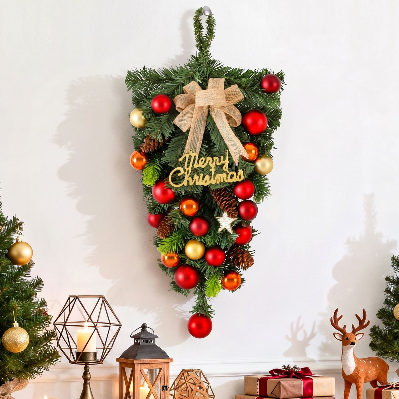 Hanging Christmas Garland 50CM Ornaments Party Decorations