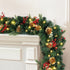 Jingle Jollys 1.8M Christmas Garland Pre-lit LED Pine Cones Berries Xmas Decor