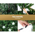 5FT Fibre Optic LED Christmas Tree Multi Colour Pre Lit Tree Star Topper
