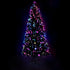 6FT Fibre Optic Christmas Tree LED Multi Colour Lights Decor