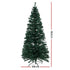 6FT Fibre Optic LED Christmas Tree Multi Colour Pre Lit Tree