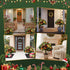 2 Pack 45cm Lighted Artificial Christmas Tree Pathway Xmas Trees