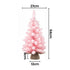 60cm Flocked Pink Tabletop Christmas Tree, Pre-Assembled