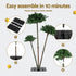 Jingle Jollys Christmas Tree 3-in-1 LED Xmas Palm Tree Party Decor 1.2/1.5/1.8M