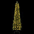 1.8m Pre-Lit Christmas Tree 200 LED Warm Lights Artificial Xmas Tree 6ft