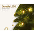 1.8m Pre-Lit Christmas Tree 200 LED Warm Lights Artificial Xmas Tree 6ft