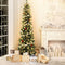 1.8m Pre-Lit Christmas Tree 200 LED Warm Lights Artificial Xmas Tree 6ft