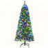Jingle Jollys 1.8m Pre-Lit Christmas Tree 200 Multi Colour LED 8 Modes Remote