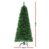 Jingle Jollys 1.8m Pre-Lit Christmas Tree 200 Multi Colour LED 8 Modes Remote