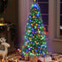 Jingle Jollys 1.8m Pre-Lit Christmas Tree 200 Multi Colour LED 8 Modes Remote