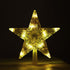 Jingle Jollys Christmas Tree Topper Star RGB LED Xmas Decor 80 Modes APP Control