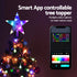 Jingle Jollys Christmas Tree Topper Star RGB LED Xmas Decor 80 Modes APP Control