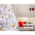 Christmas Tree 2.1m 1000 White Tips Xmas Tree Decorations