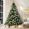 9FT Green Christmas Tree Extra Large PVC Holiday Tree with Stand