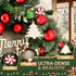 Jingle Jollys 40cm Christmas Wreath Pre-Decorated Red Baubles Candy Door Decor