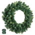 60cm Pre-Lit Christmas Wreath Garlands Warm White LED Door Wreath Decor